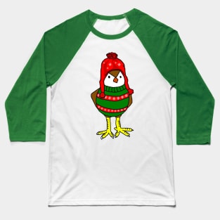 Christmas Chick Baseball T-Shirt